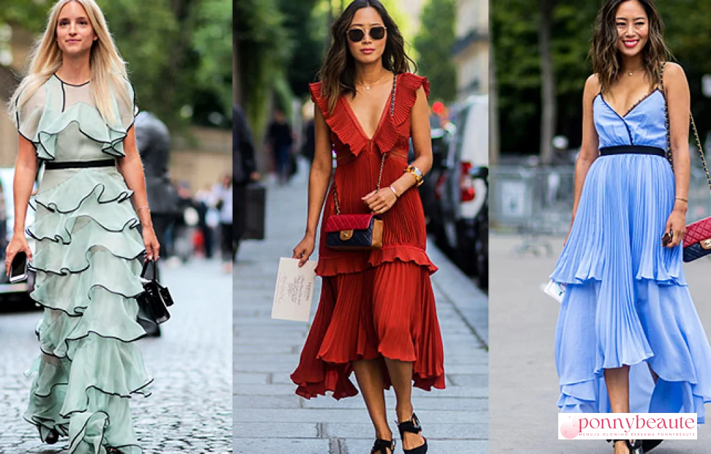 how to style ruffle dress