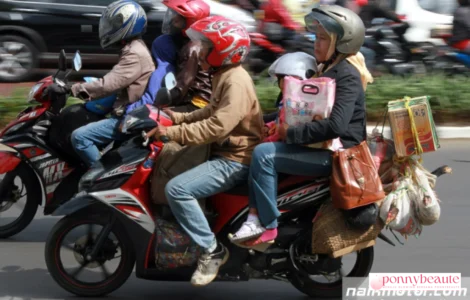 mudik naik motor berbahaya