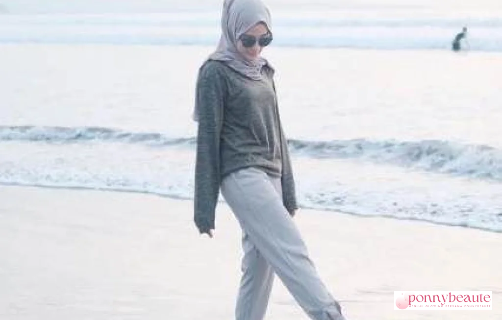 outfit pantai hijabers