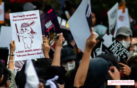 perempuan dalam demonstrasi korea selatan