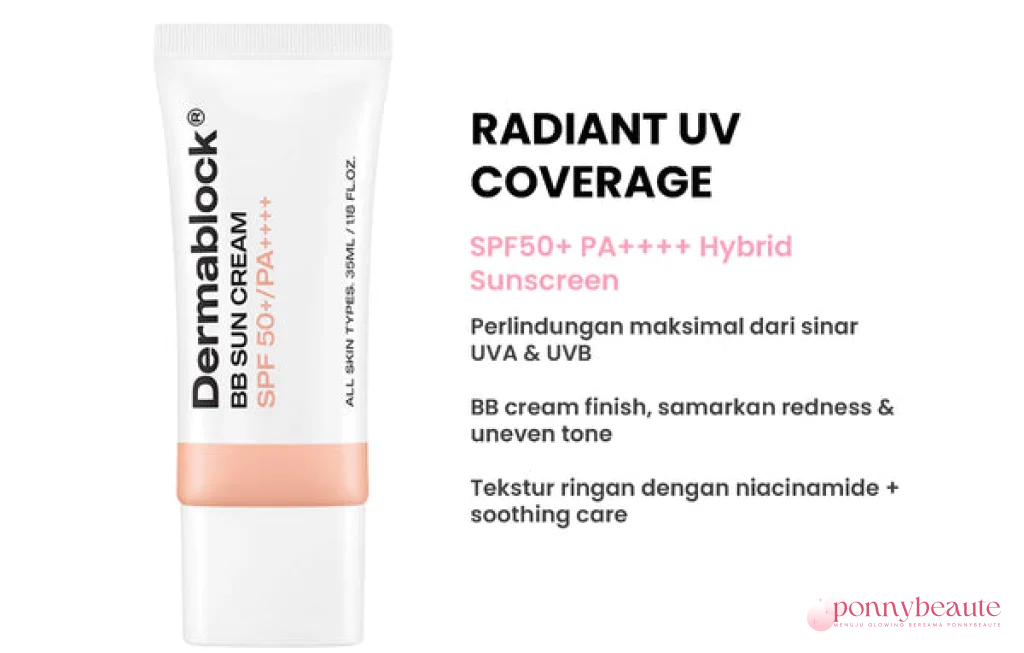 sunscreen hybrid dengan makeup