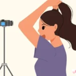 teknik blow rambut selebriti