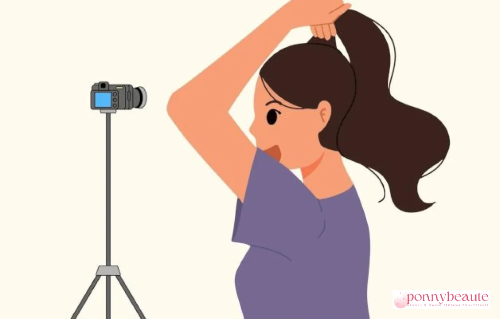 teknik blow rambut selebriti